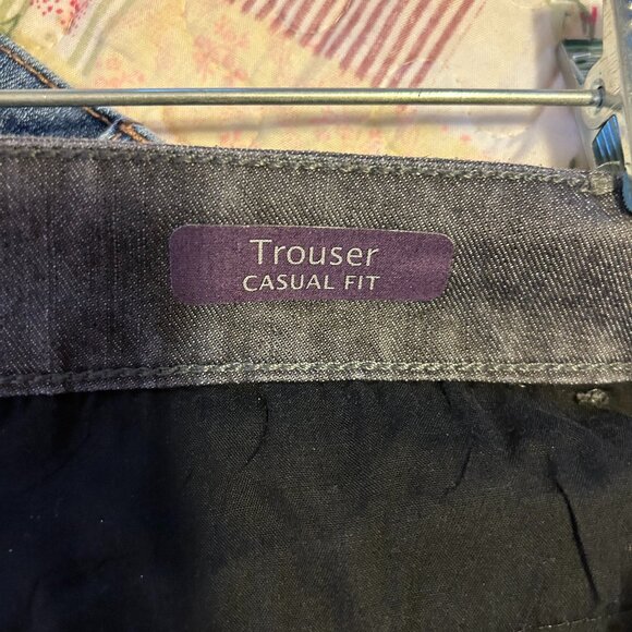 Ladies NWT Gloria Vanderbilt dark grey trouser jeans, straight leg - Picture 7 of 13